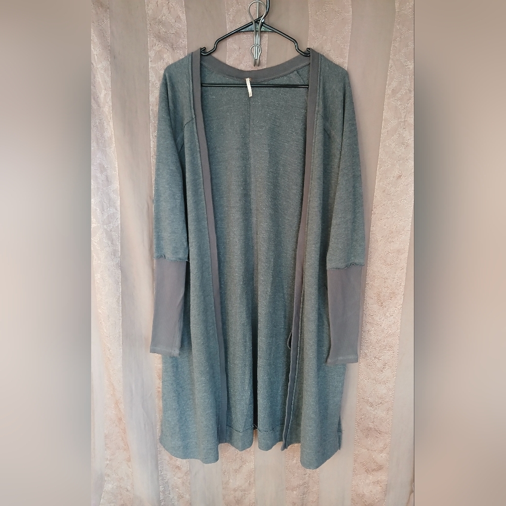 💎 Free People Solid Coverup Long Sleeve Cardigan #0327